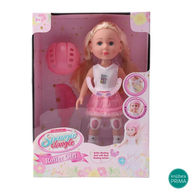 Lutka koja vozi rolere 