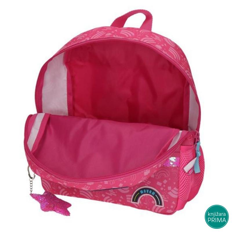 Ranac za vrtić MOVOM - Glitter rainbow 