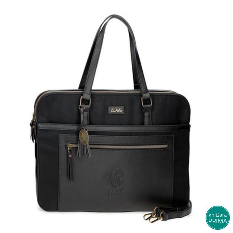 Torba za laptop EL PORTO crna 