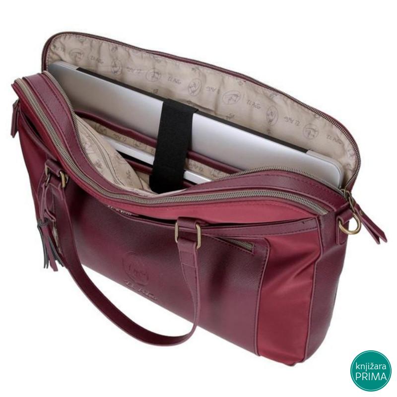 Torba za laptop EL PORTO bordo 
