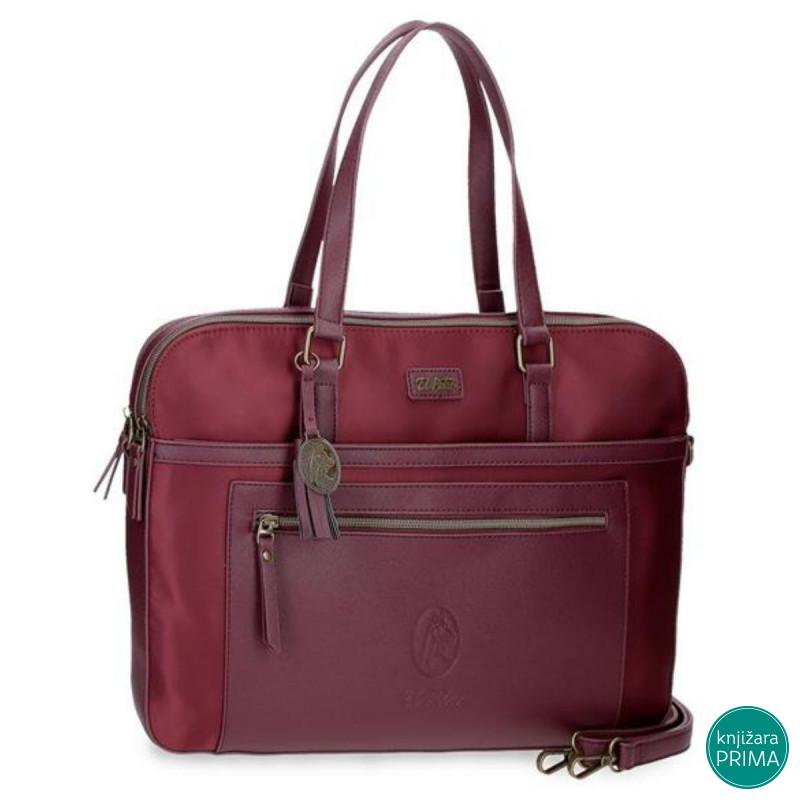 Torba za laptop EL PORTO bordo 