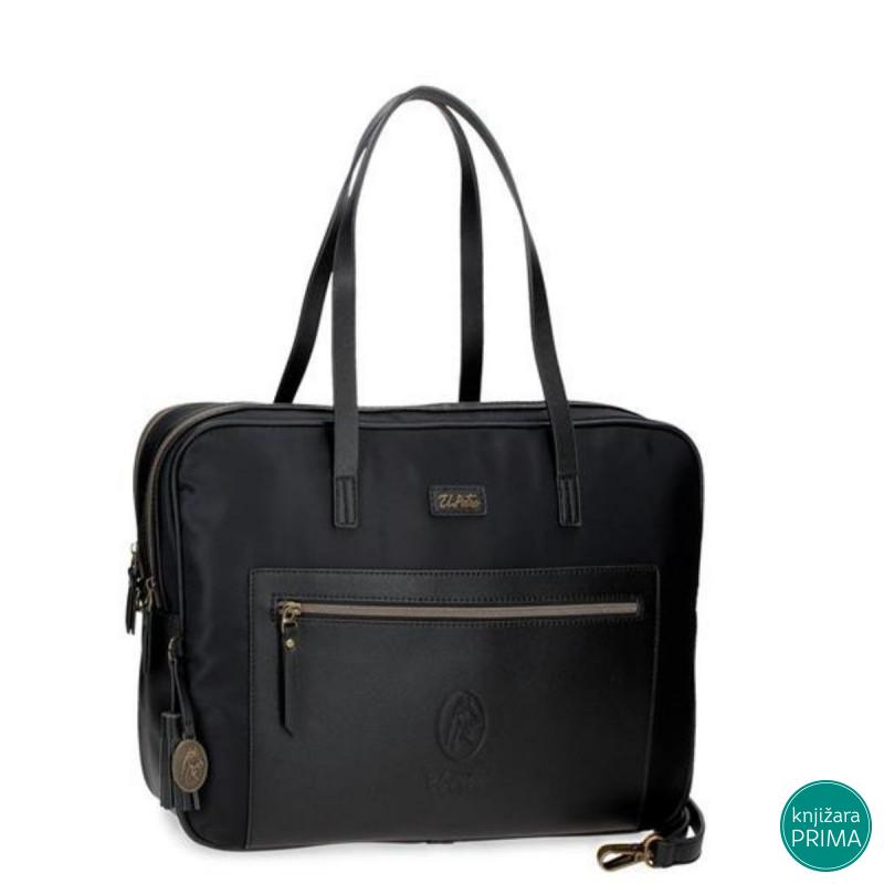 Torba za laptop EL PORTO crna 