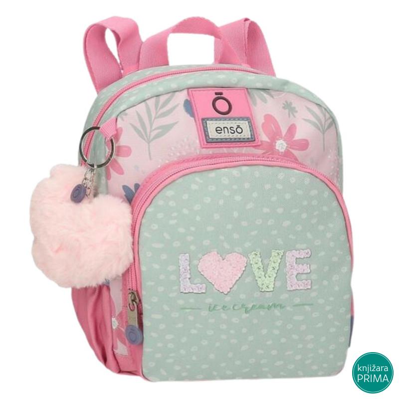 Ranac za vrtić ENSO - Love Ice Cream 