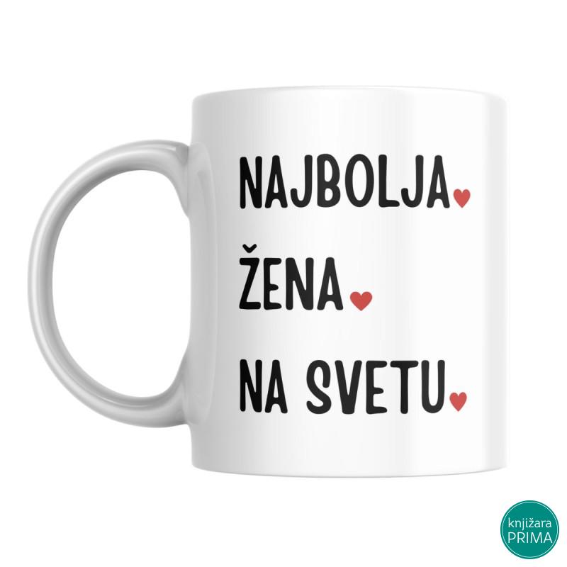Keramička šolja Najbolja žena na svetu 
