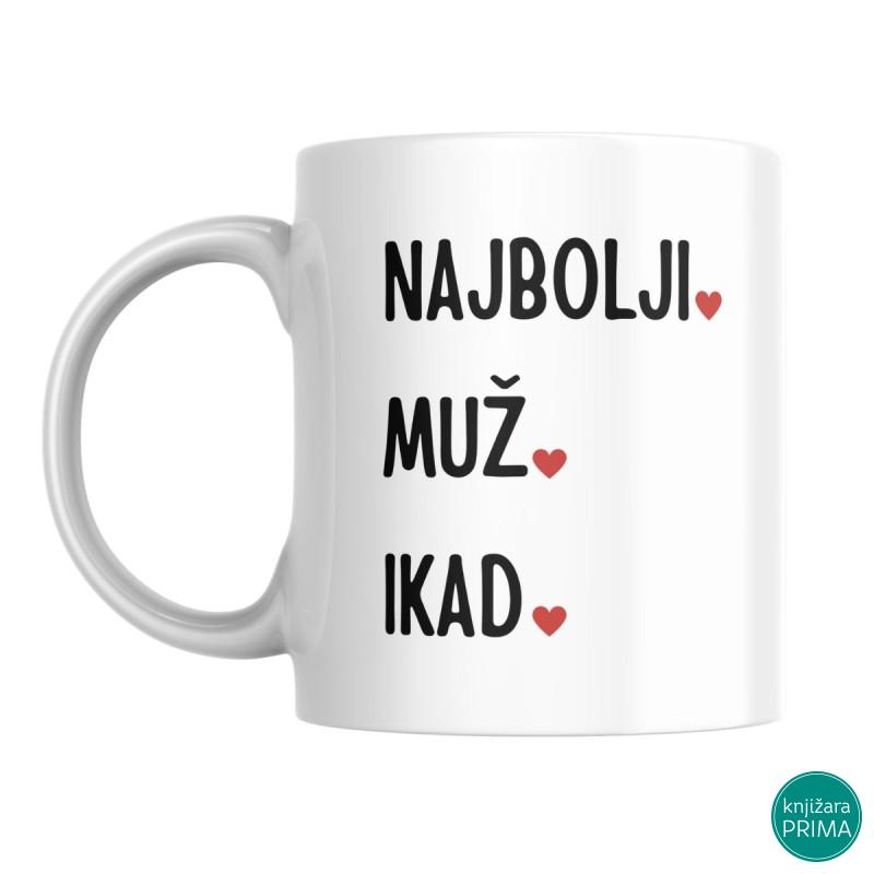 Keramička šolja Najbolji muž na svetu 