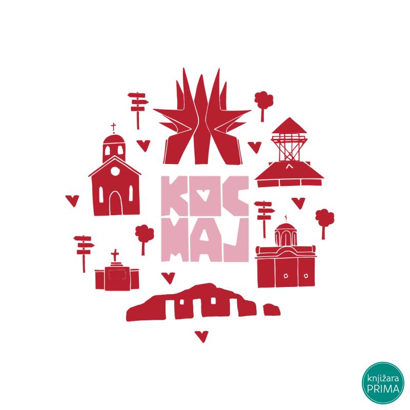 Šolja Kosmaj crvena 