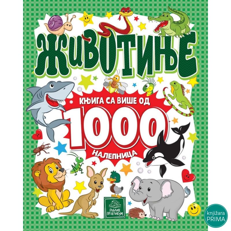 ŽIVOTINJE - knjiga sa više od 1000 nalepnica PUBLIK PRAKTIKUM 