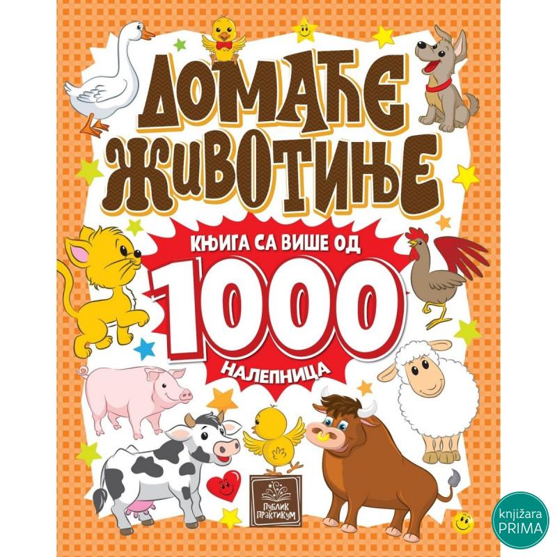 DOMAĆE ŽIVOTINJE - knjiga sa više od 1000 nalepnica PUBLIK PRAKTIKUM 