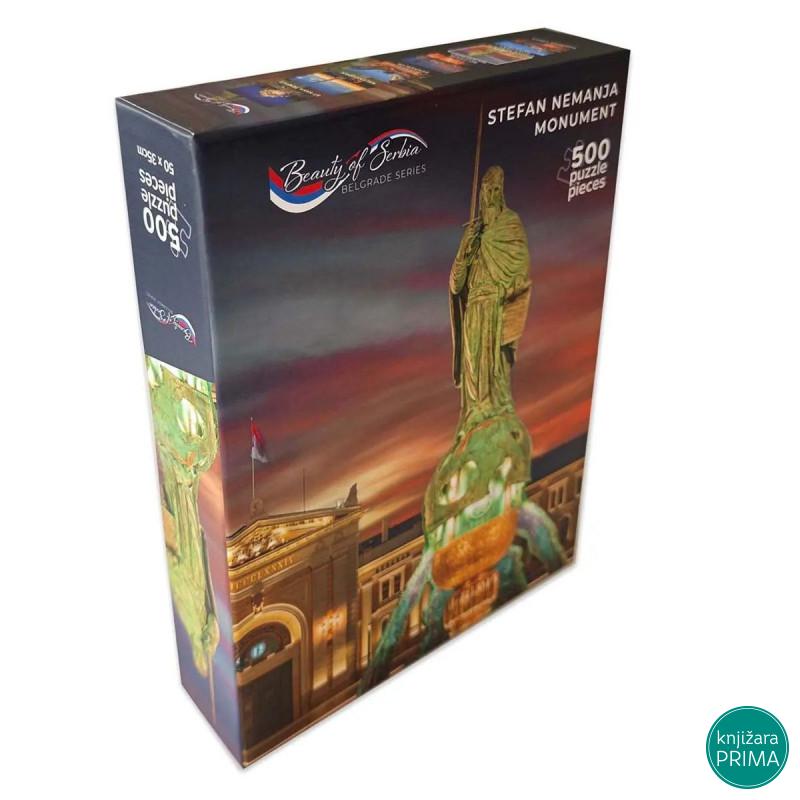 Puzzle BEAUTY OF SERBIA Spomenik Stefanu Nemanji 500 