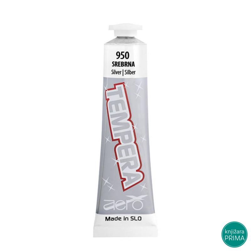 Tempera AERO 42ml - 950 srebrna 