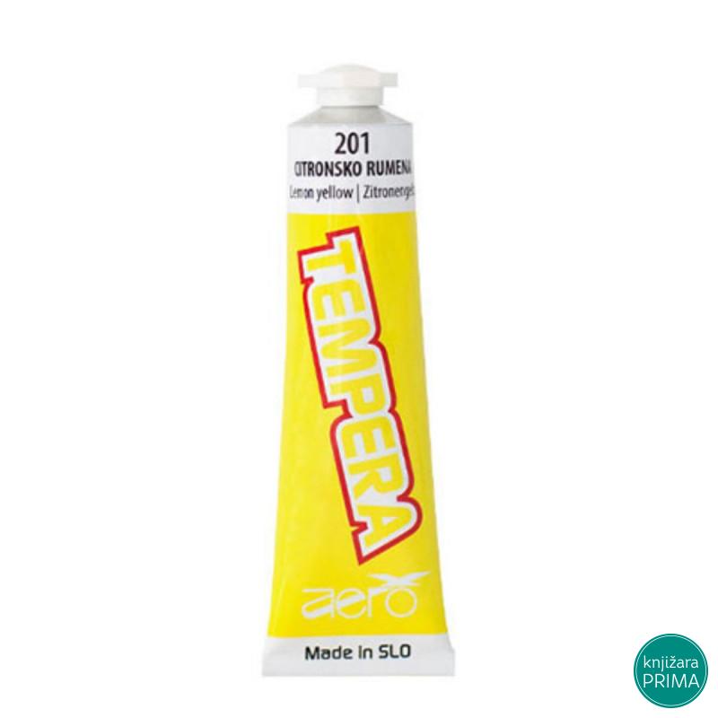 Tempera AERO 42ml - 201 rumena limun 