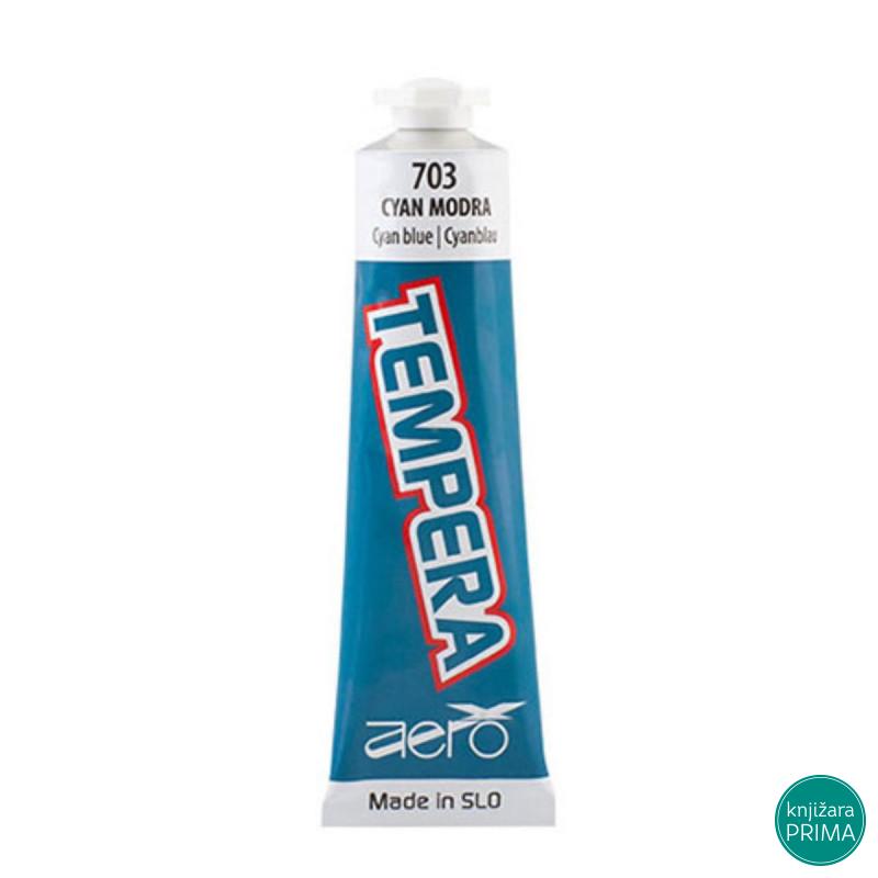 Tempera AERO 42ml - 703 cyan modra 