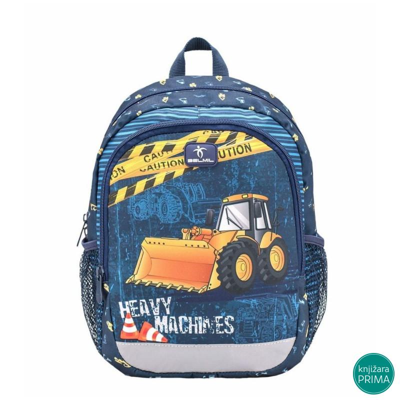 Ranac za vrtić BELMIL Kiddy - Heavy Machinery 