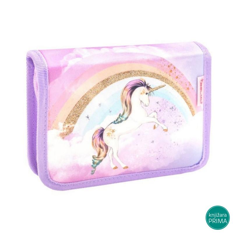 Prazna pernica BELMIL 1 zip - Rainbow Unicron 