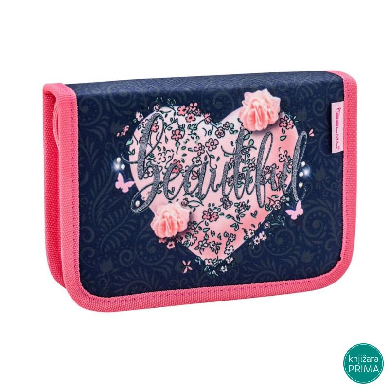 Prazna pernica BELMIL 1 zip - Beautiful Flowers 