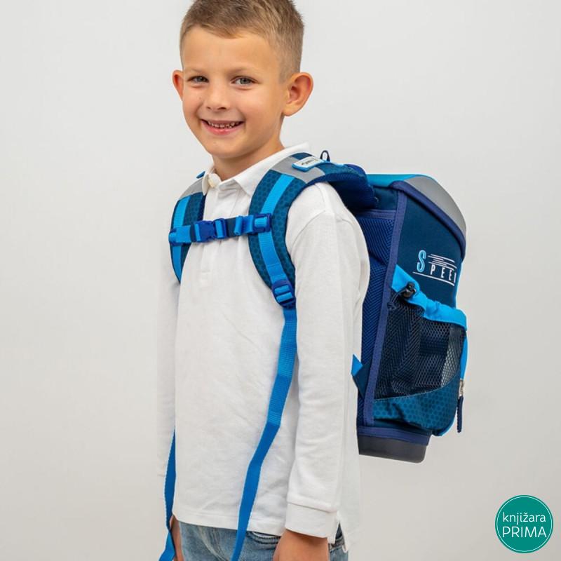 Anatomski ranac BELMIL Mini Fit - Racing Blue Neon 