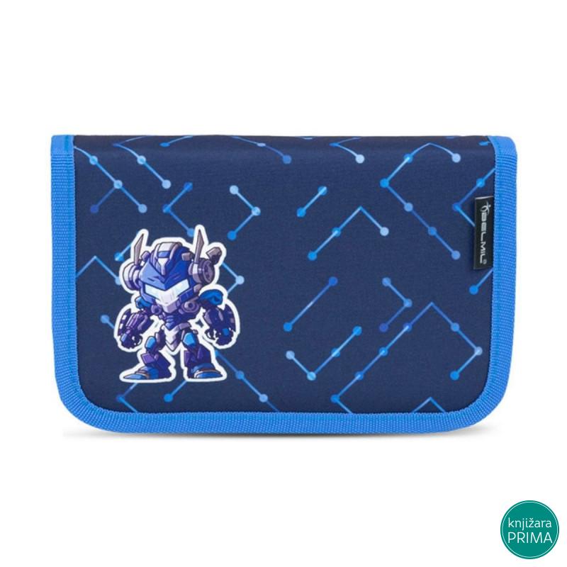 Prazna pernica BELMIL 1 zip - Navy Blue 