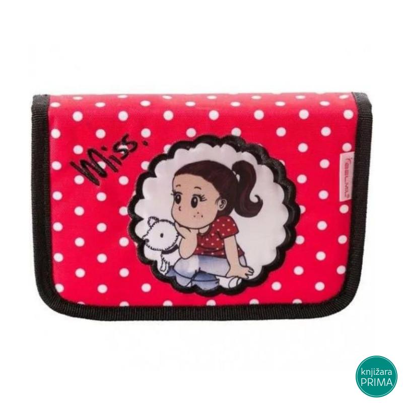 Prazna pernica BELMIL 1 zip - Miss Lovely Girl 