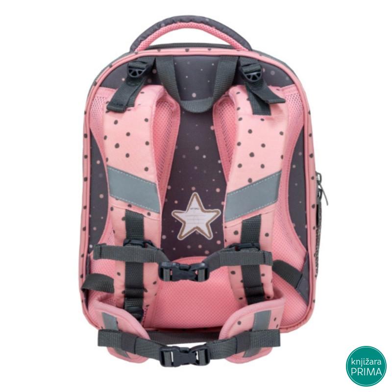 Anatomski ranac BELMIL Sturdy - Pink Heart Puppy 
