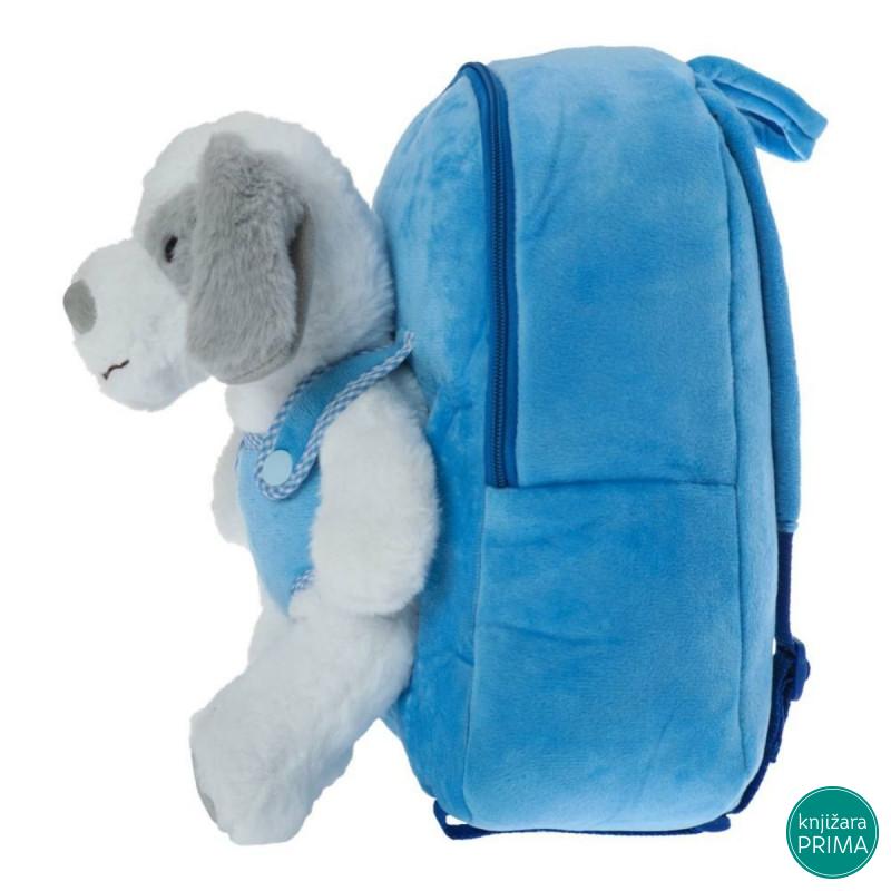 Ranac za vrtić Lush - Dog blue 