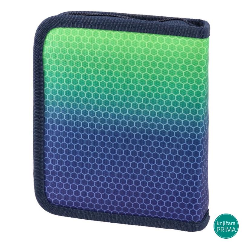 Puna pernica PLAY 1 zip grande - zeleno-plava 