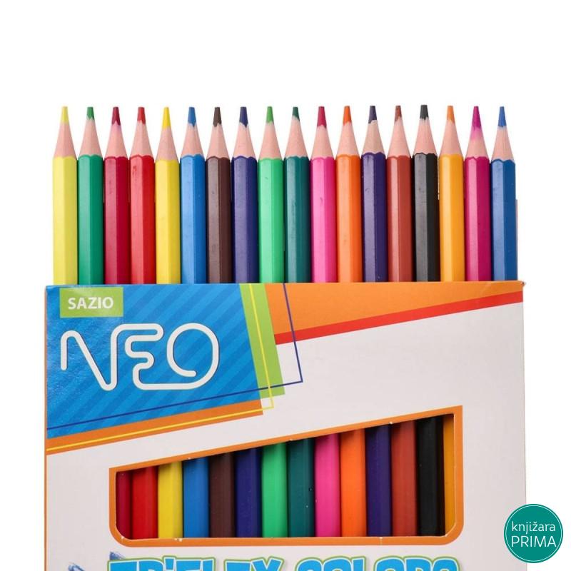 Drvene bojice 18 SAZIO Triflex 