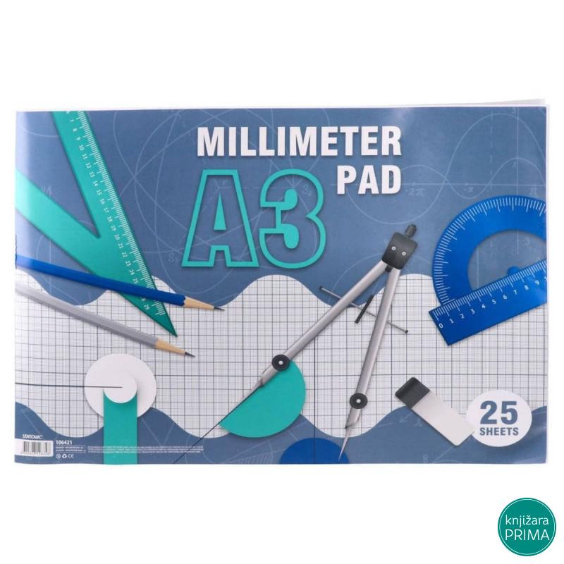 Milimetarski blok A3 