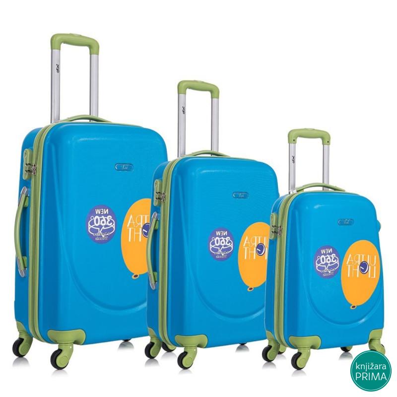 Set kofera Monaco plavi 