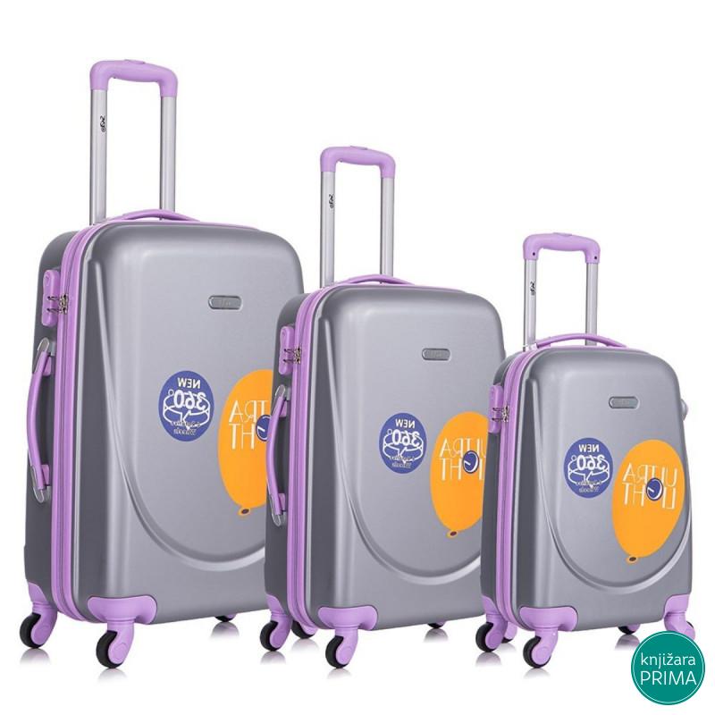 Set kofera Monaco sivi 