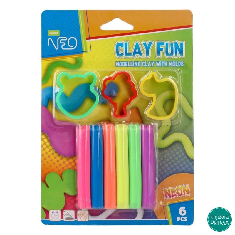 Plastelin sa kalupima Clay Fun 