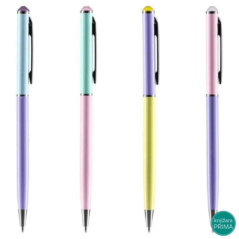 Elegantna hemijska olovka sa kristalom 