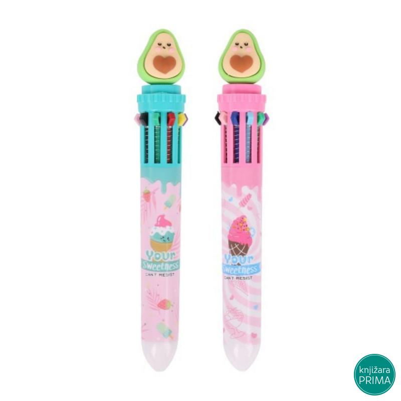 Hemijska olovka SAZIO avokado 6 boja 