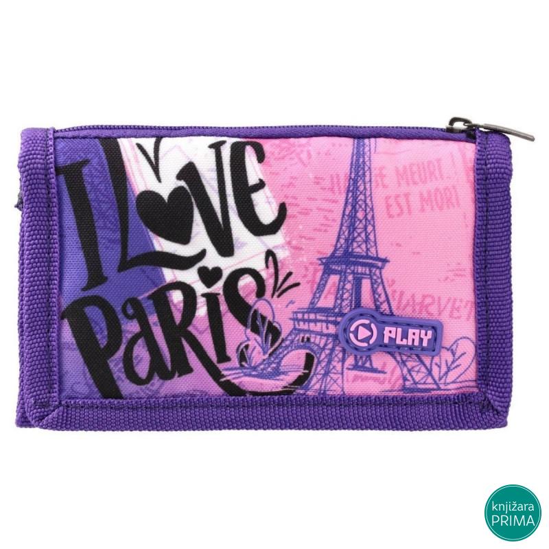 Dečiji novčanik sa trakom PLAY - J'aime Paris 