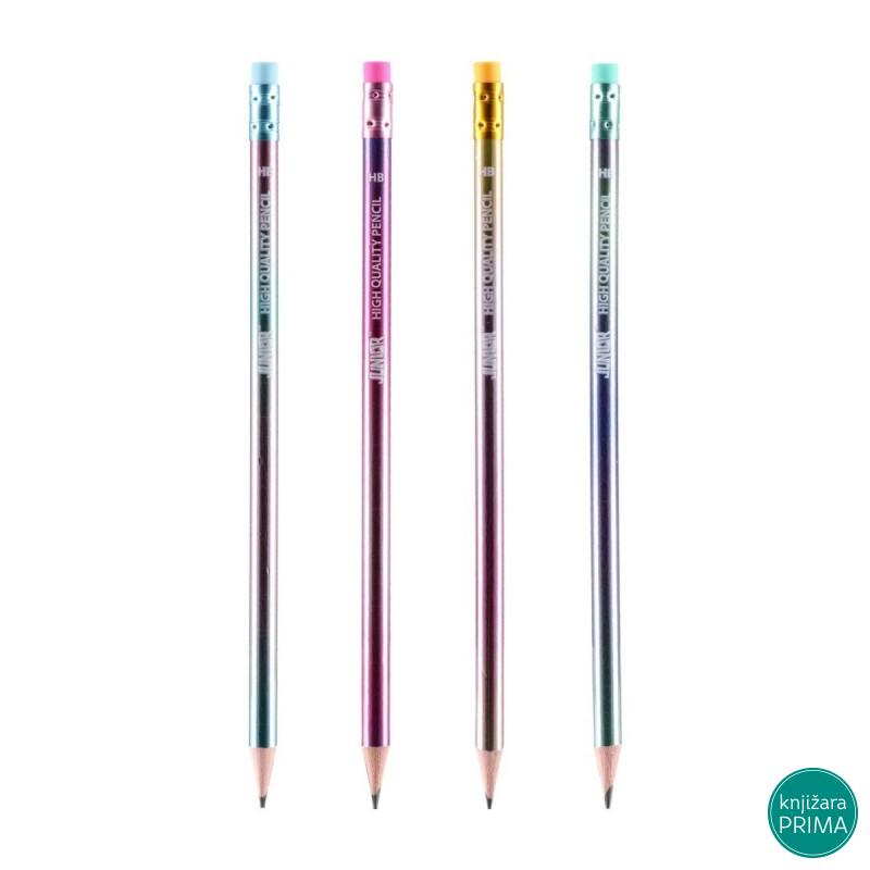 Grafitna olovka JUNIOR HB Metalic 