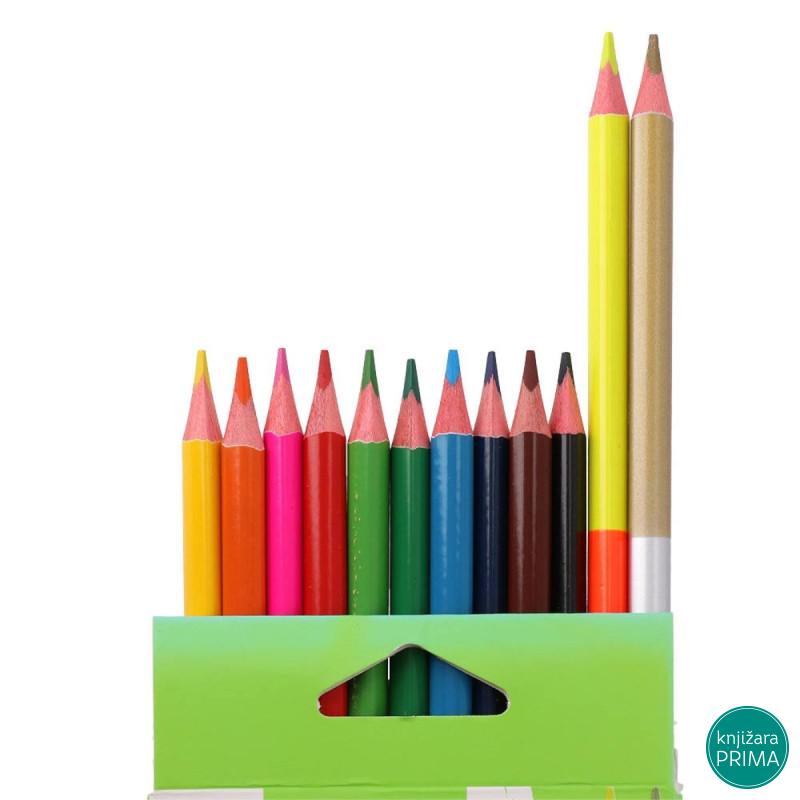 Drvene bojice 10+2 JUNIOR Ultra color 