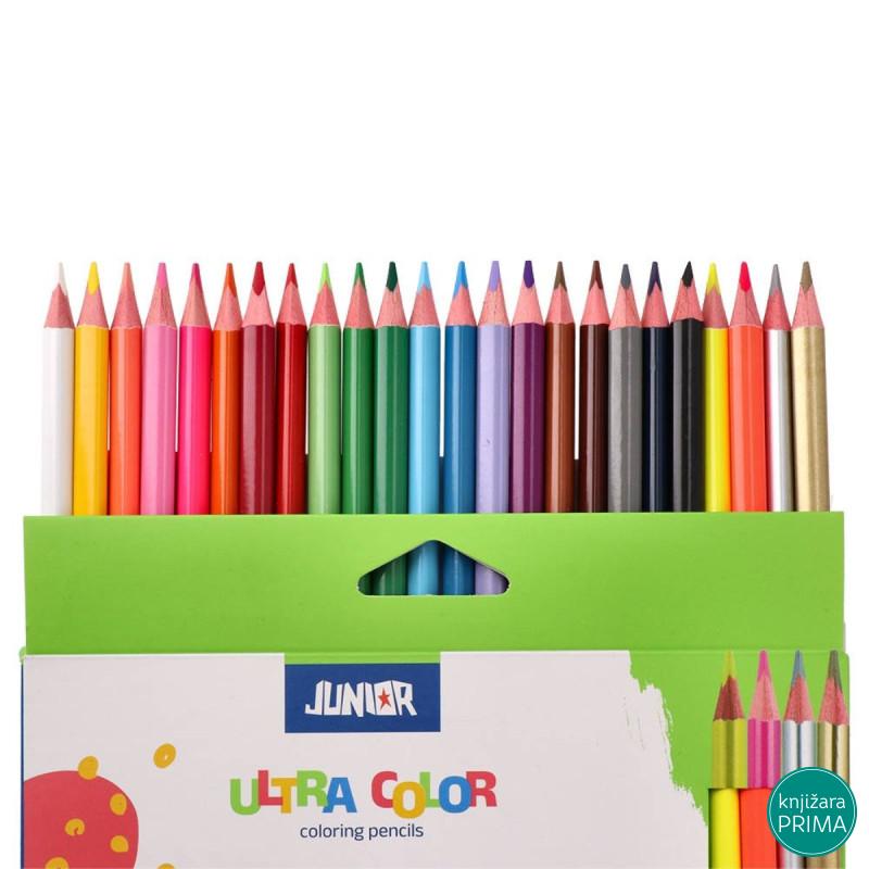 Drvene bojice 20+4 JUNIOR Ultra color 