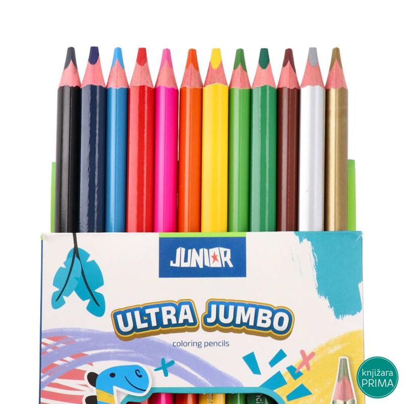 Drvene bojice 12 JUNIOR Ultra Jumbo 