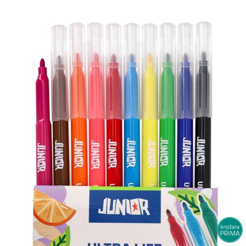 Flomasteri 10 JUNIOR Ultra Mirišljavi 