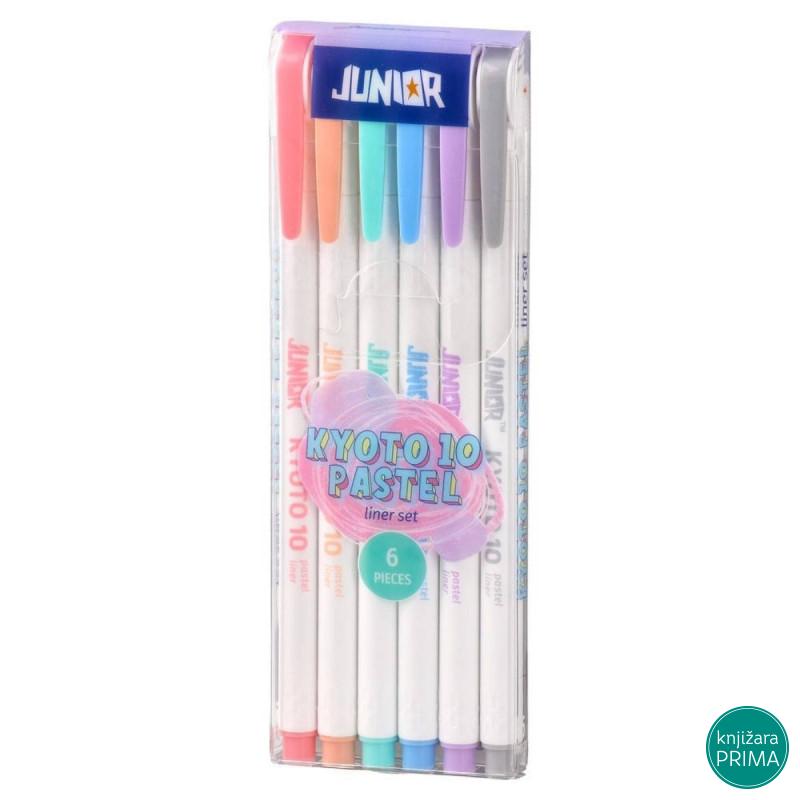 Set lajnera 6 JUNIOR Kyoto Pastel 