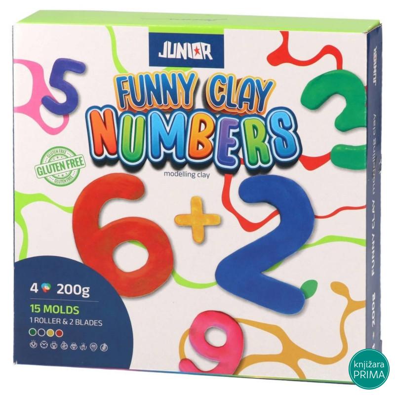Play dough masa JUNIOR sa kalupima Brojevi 