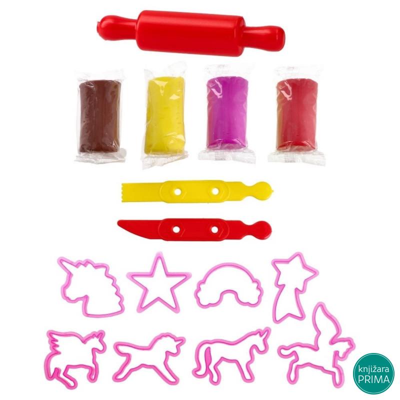 Play dough masa JUNIOR sa kalupima Unicorn 