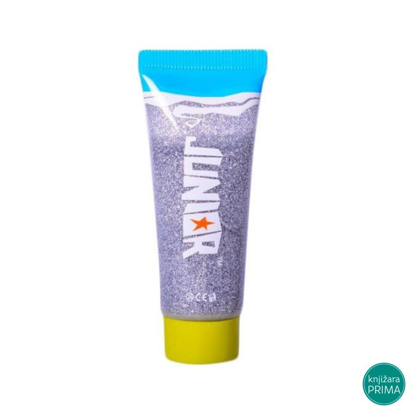 Tempera JUNOR glitter srebrna 22ml 