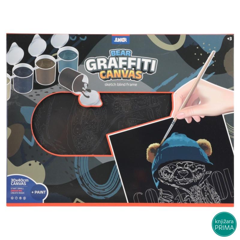 Oboj po projevima GRAFFITTI Meda 30X40 