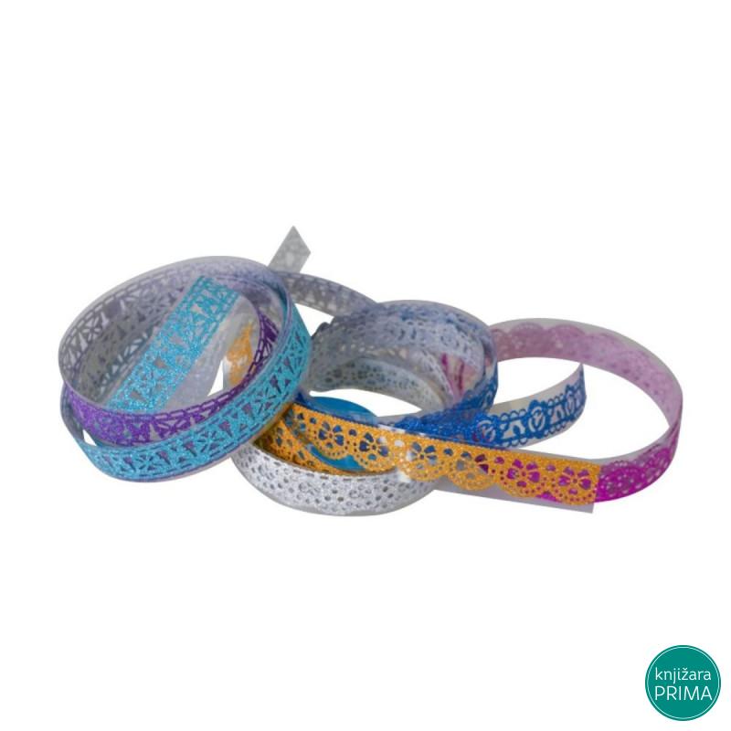 Traka sa šljokicama samolepljiva - Crafty deco 
