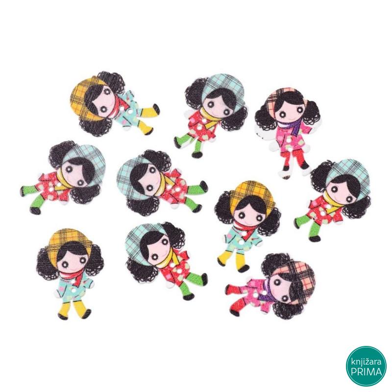 Dugmići CRAFT devojčice 