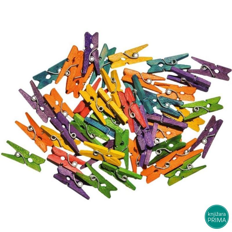 Drvene štipaljke u boji - Crafty deco 