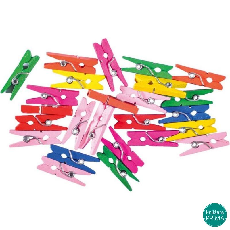Štipaljke CRAFT mini šarene 