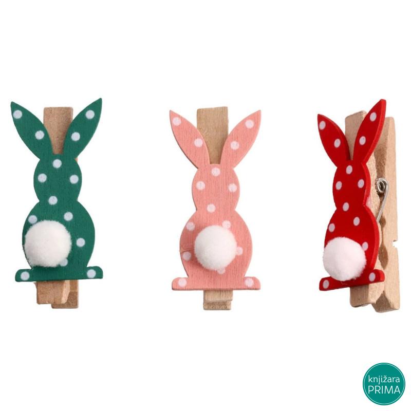 Štipaljke zeke - Crafty deco 