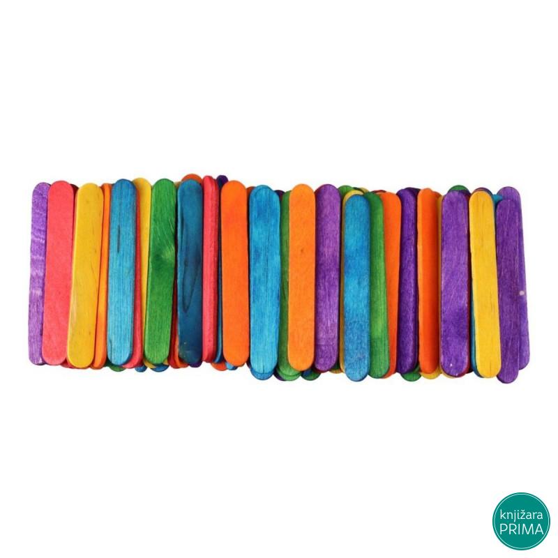 Drveni štapići CRAFT šareni 