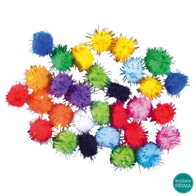 Pom pom glitter - Crafty deco 